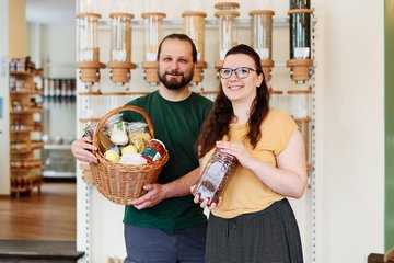 Pierre Mischke und Christin Neubert