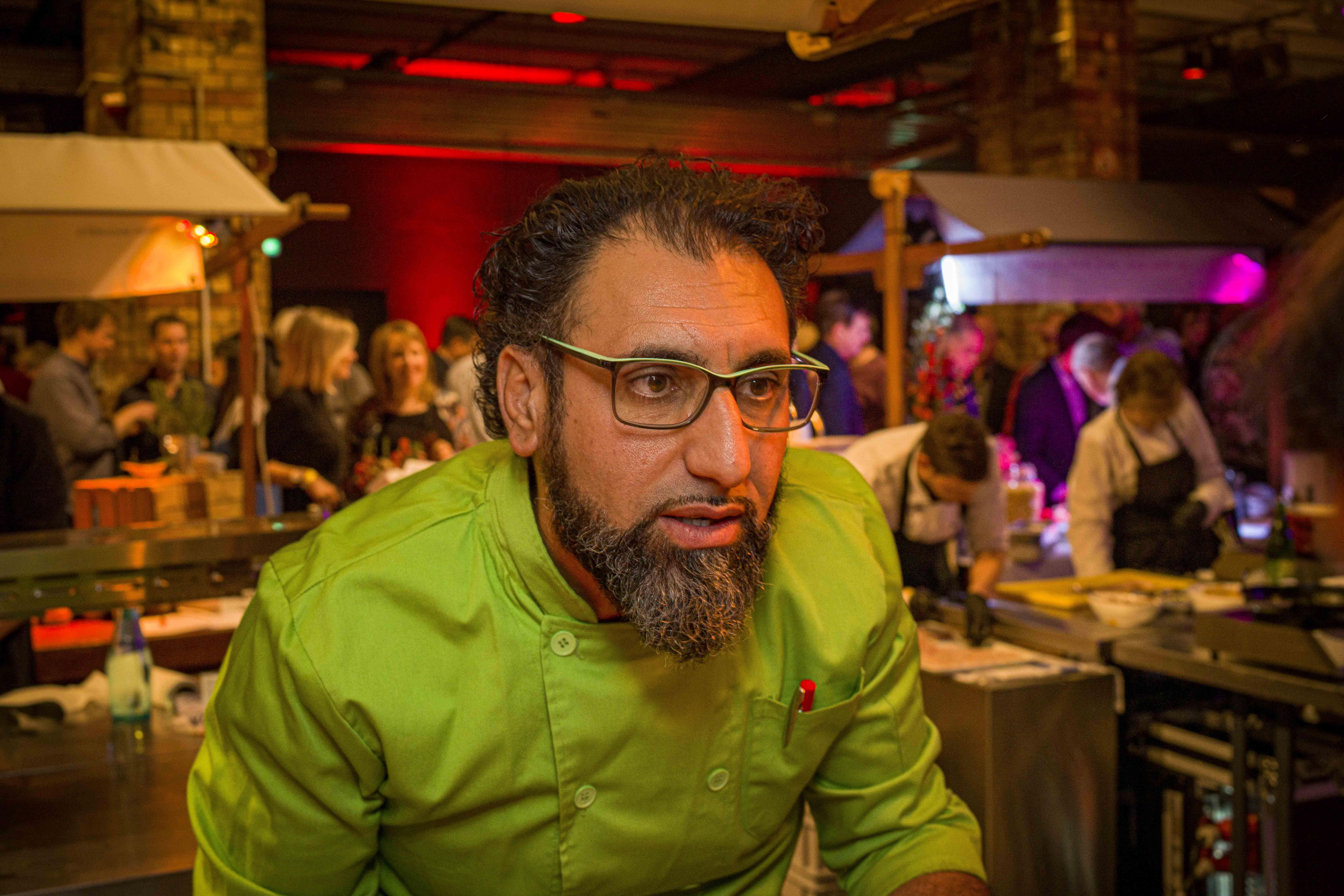 Gastronom Shady Elwan in seinem Restaurant