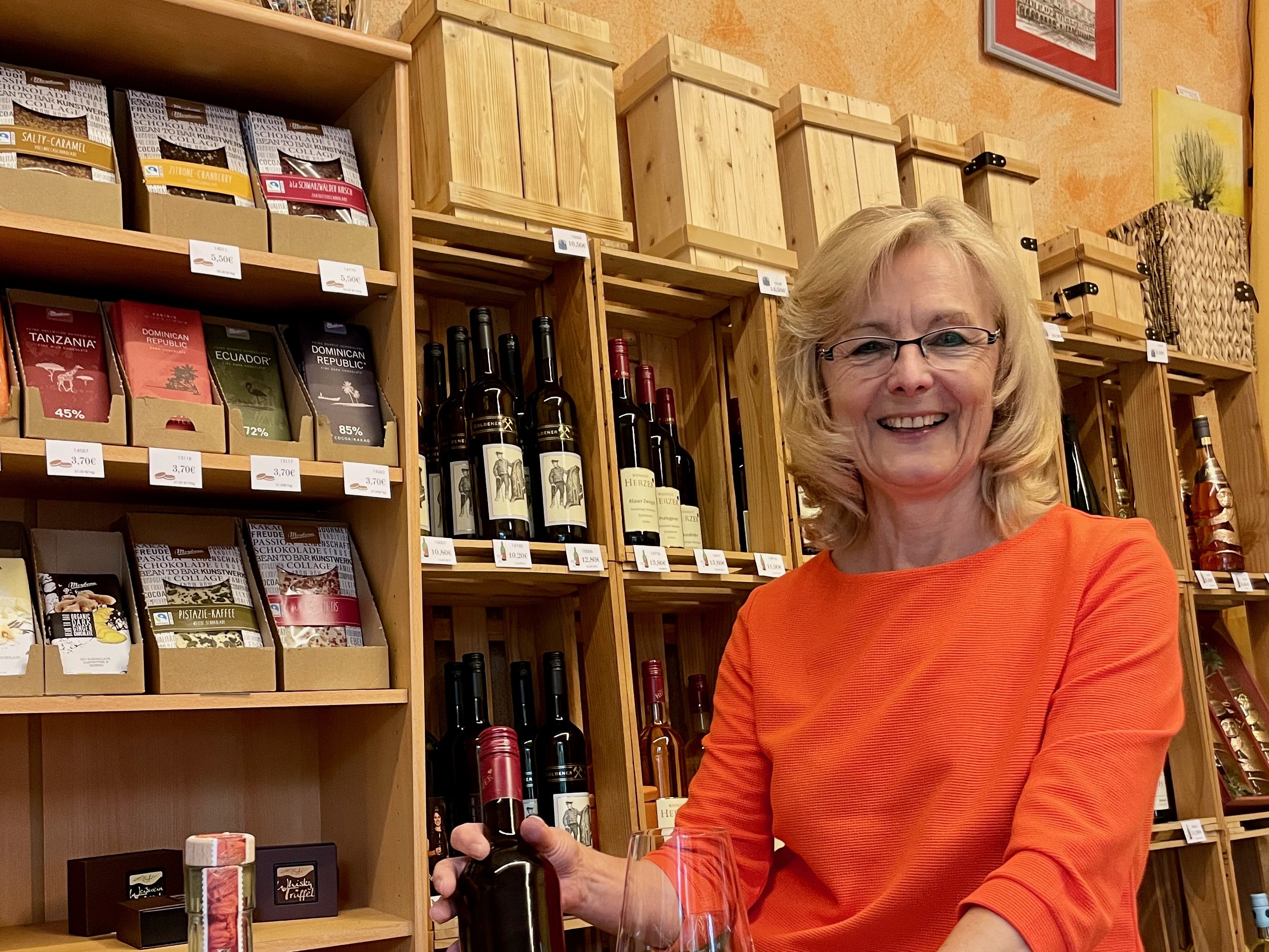 Gunda Vogler kennt jeden ihrer Weine persönlich