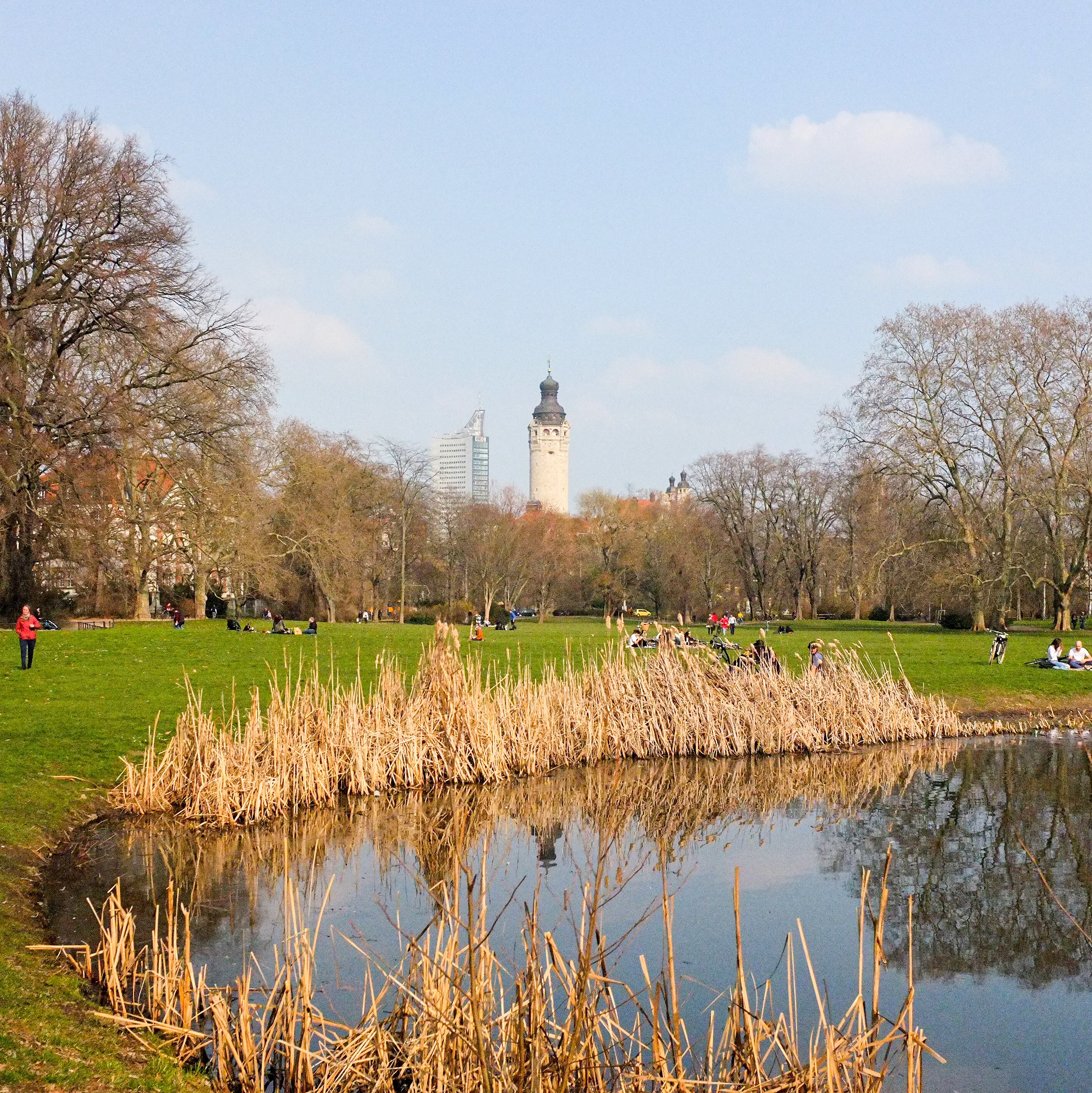 Johannapark lädt zum entspannen ein