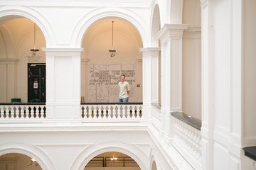 Erich Reich hat die Plattform Studenten-Kunstmarkt entwickelt