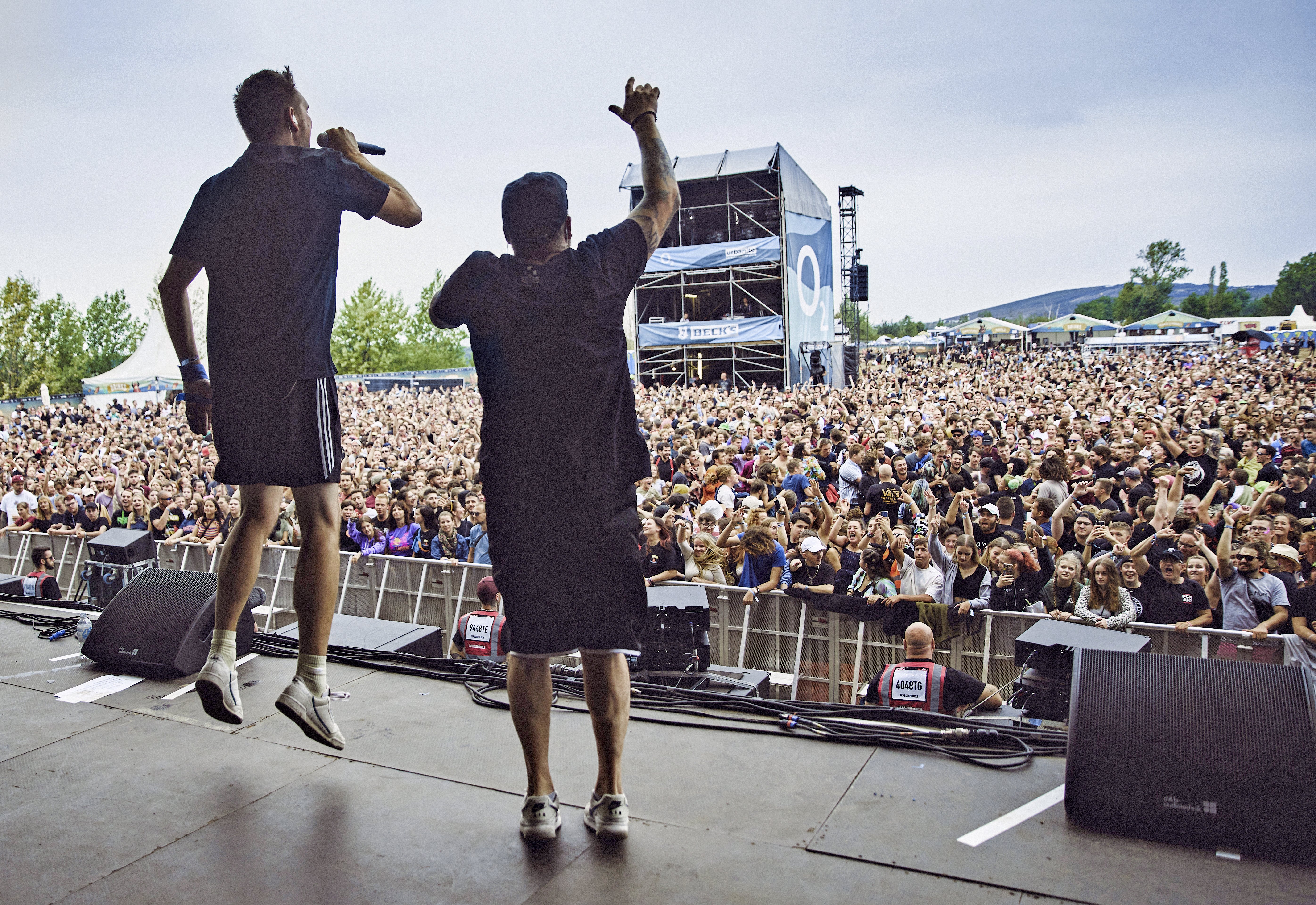 Neonschwarz auf dem Highfield Festival