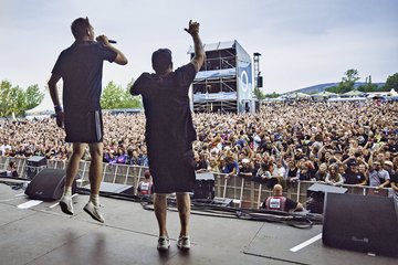 Neonschwarz auf dem Highfield Festival