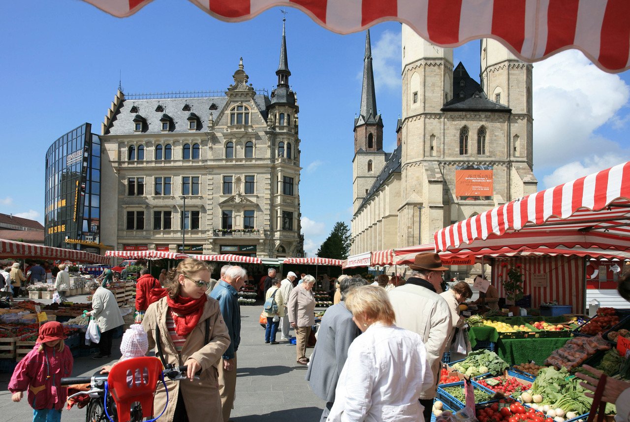 Der Markt in Halle