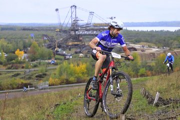 Anspruchsvolles Gelände beim Bike & Run