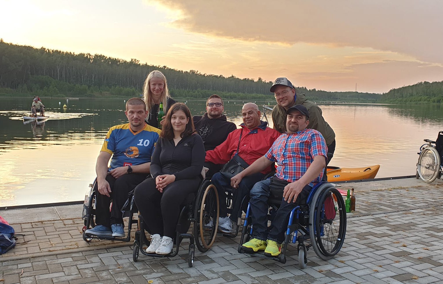 Team-Event am Osendorfer Strand 2022