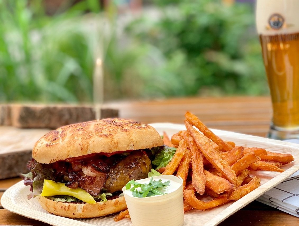 Gerichte im Burger-Garten