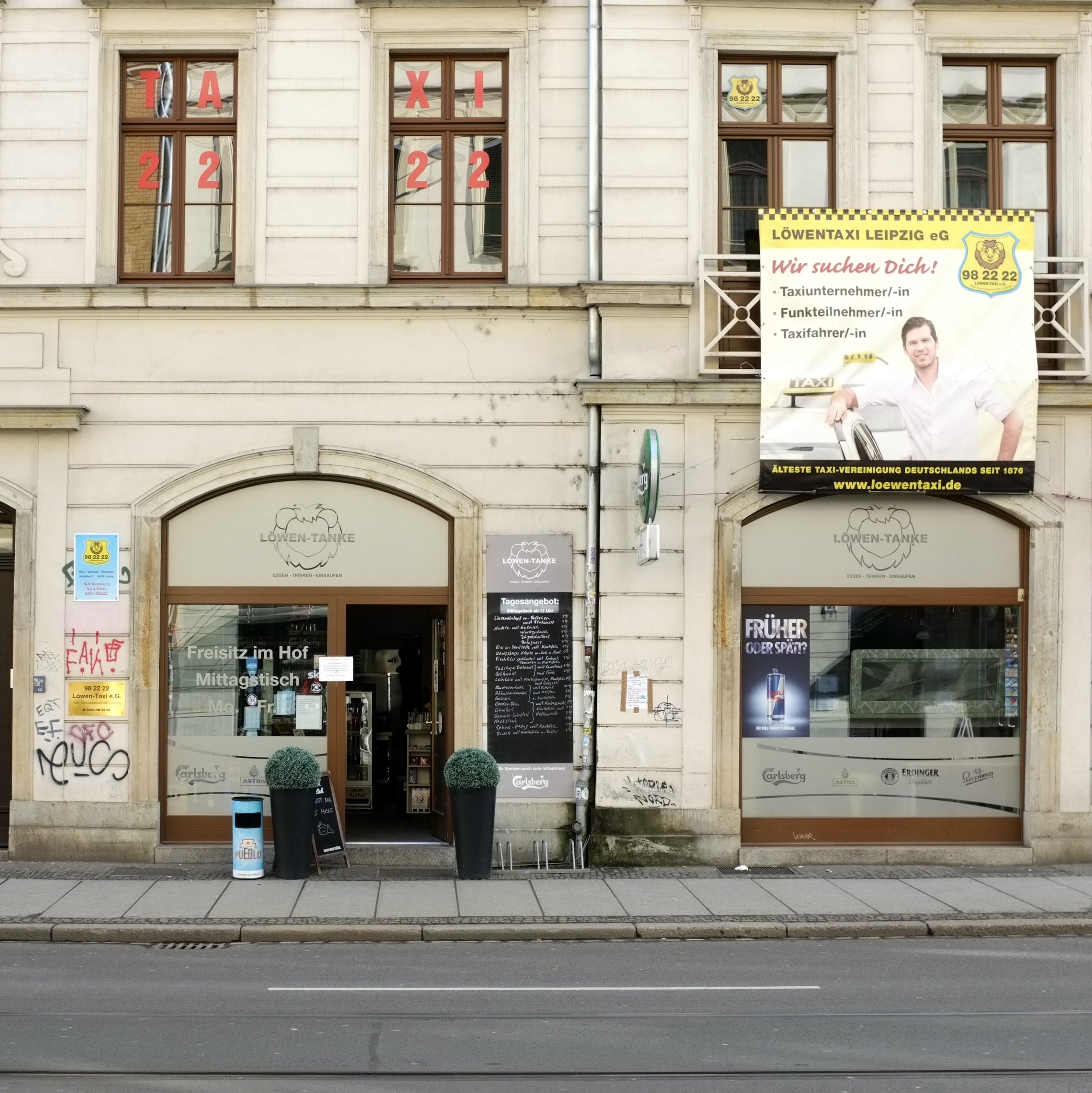Löwen Tanke im Waldstraßenviertel