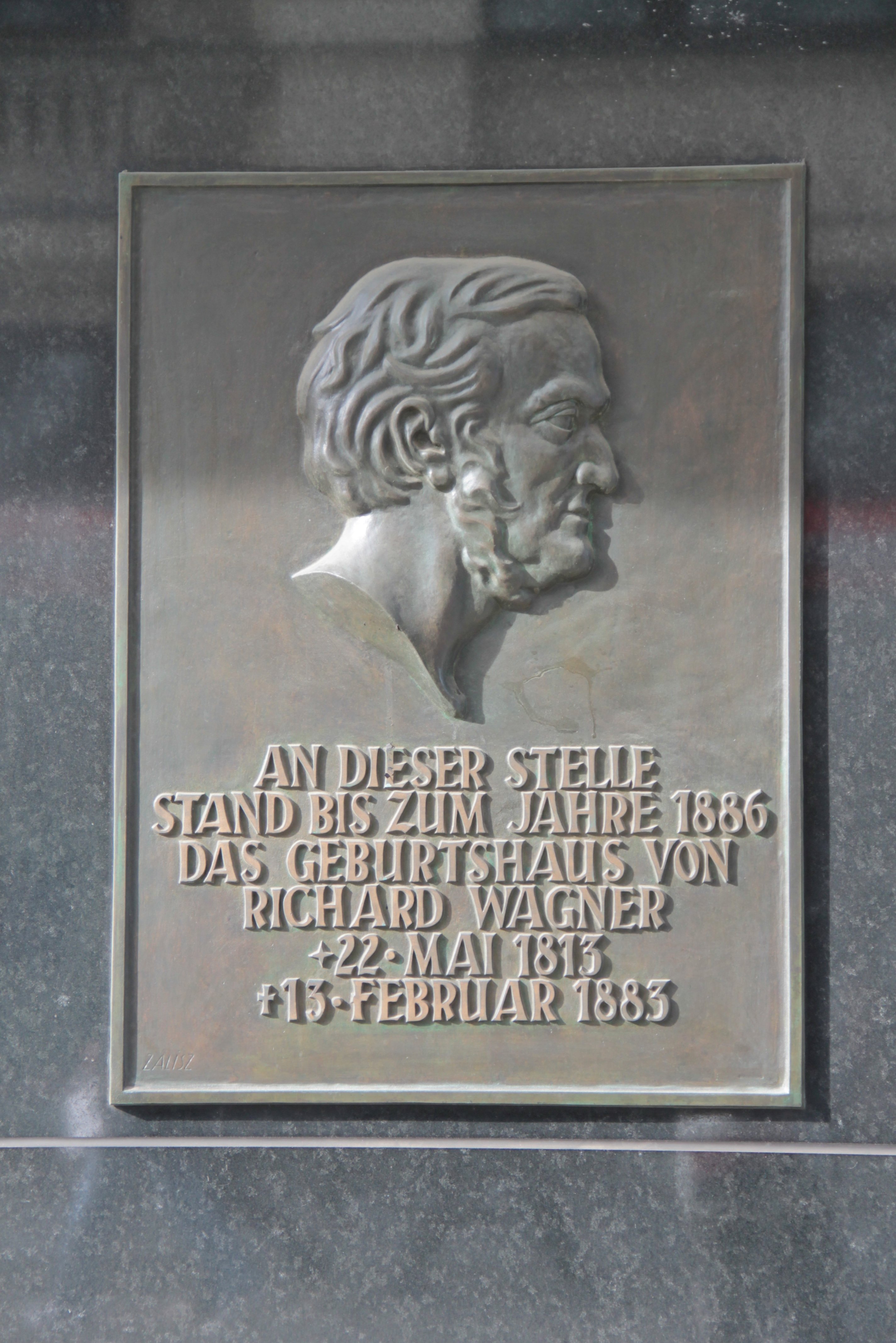 Tafel am Geburtshaus
