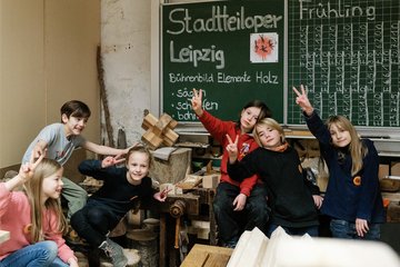 Die Schüler proben für ihre Premiere
