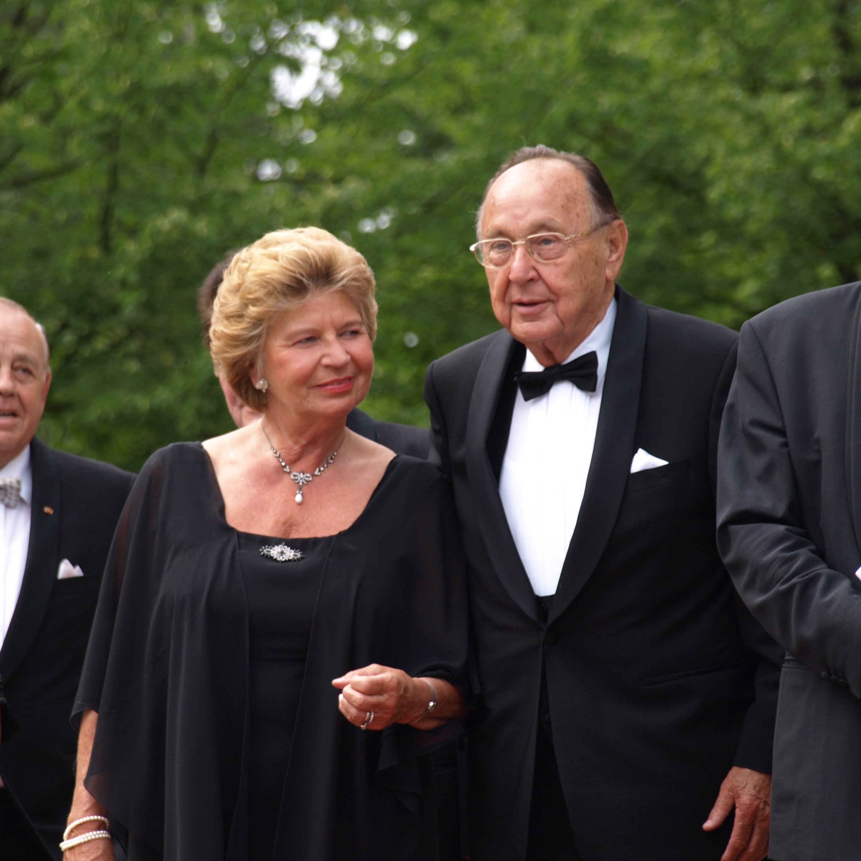 Hans-Dietrich Genscher mit Ehefrau Barbara
