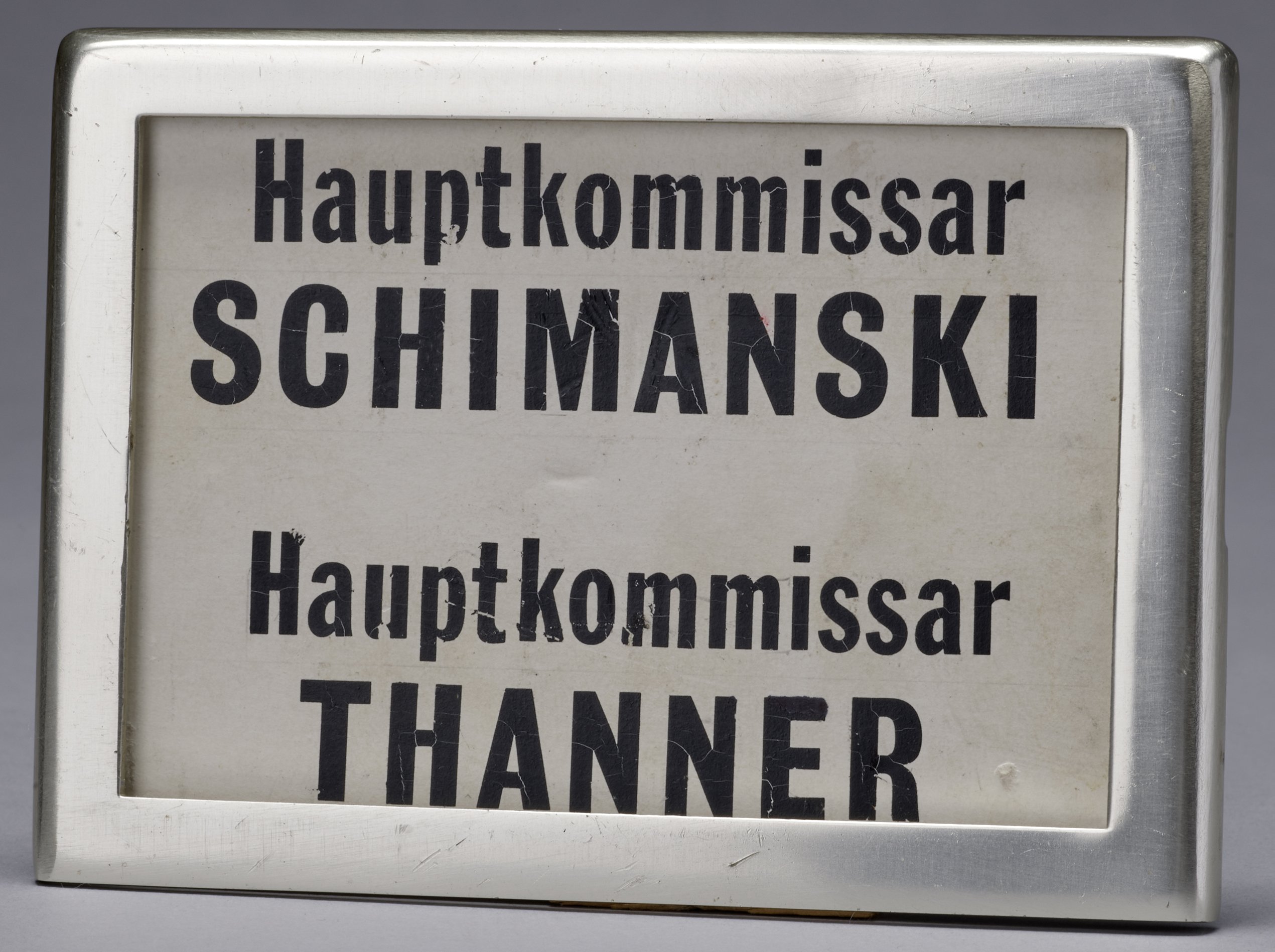 Ausstellungsstück Tatort-Ausstellung