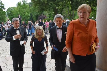 Angela Merkel mit Ehemann Joachim Sauer