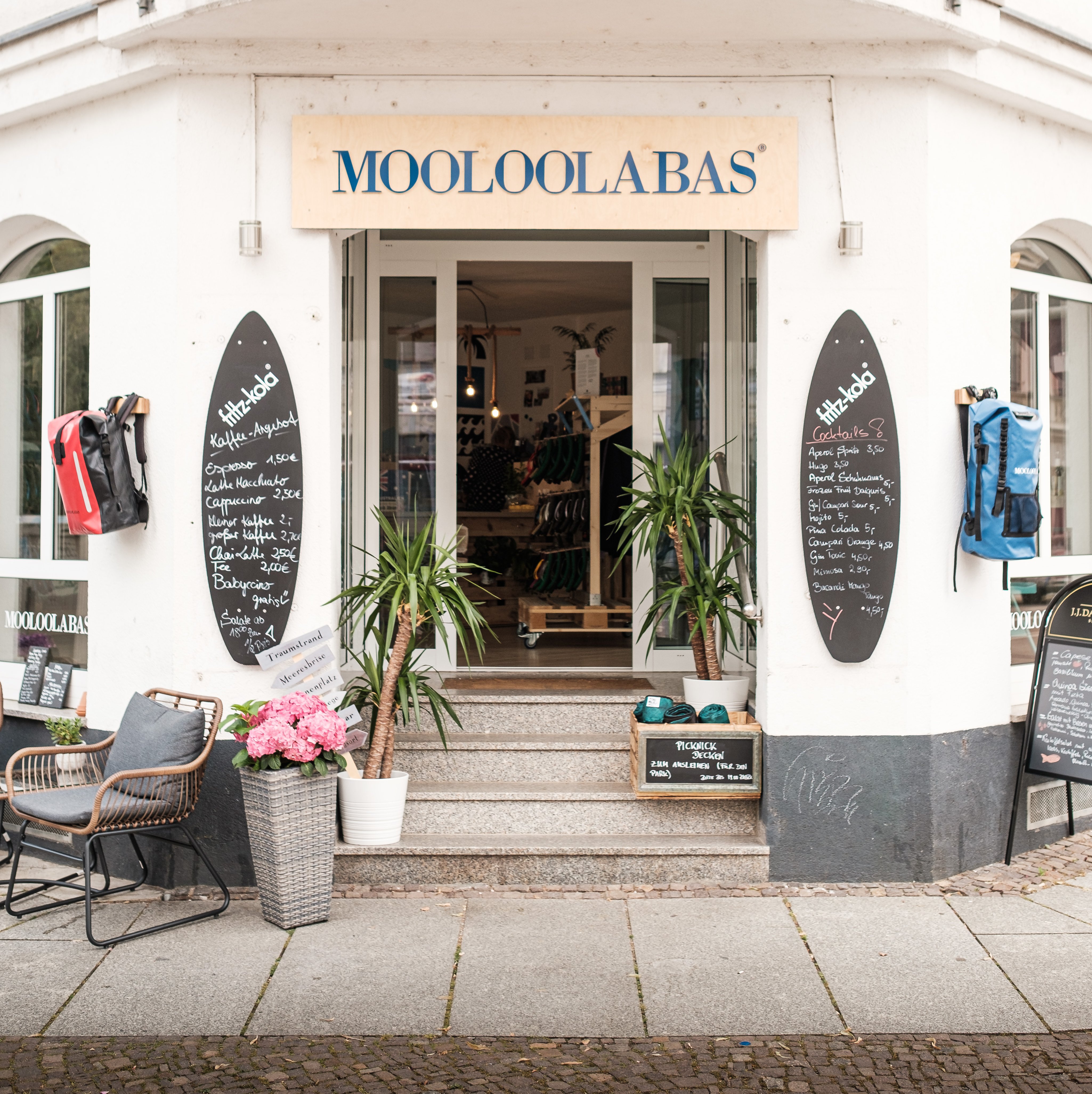 Außenansicht des Surf-Ladens in Leipzig