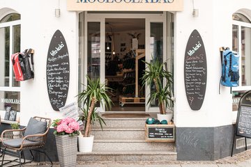 Außenansicht des Surf-Ladens in Leipzig