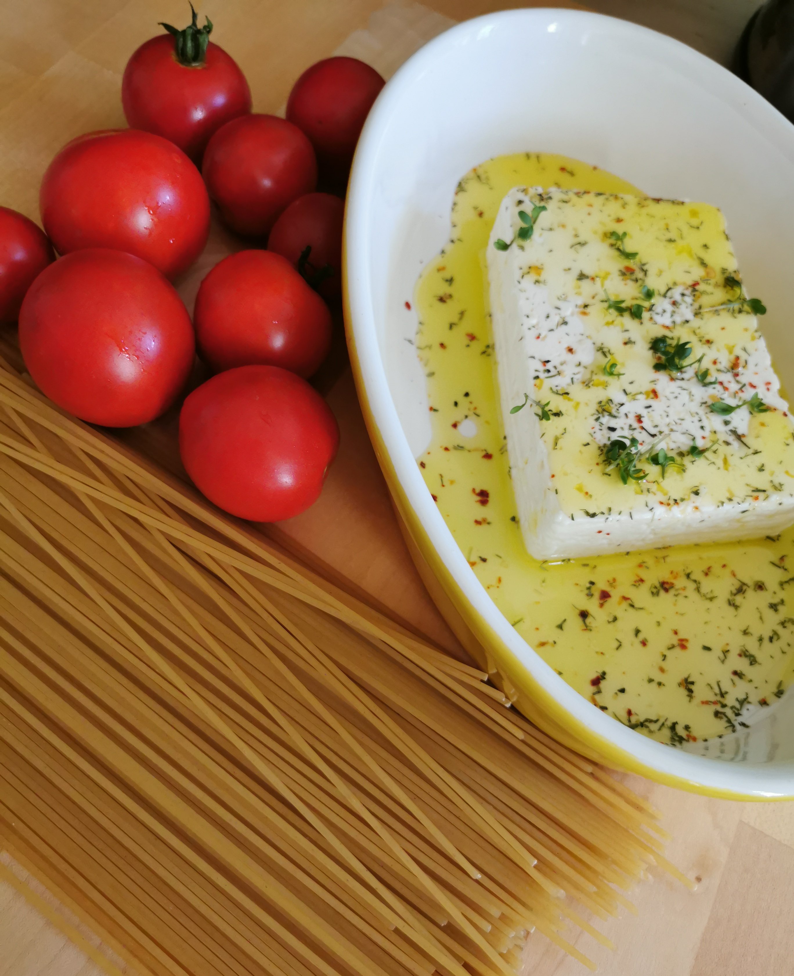 Feta-Pasta-Auflauf