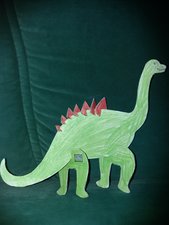 Bastel-Dino Familie Baum