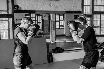Trainingsfight im Sidekick Leipzig e. V