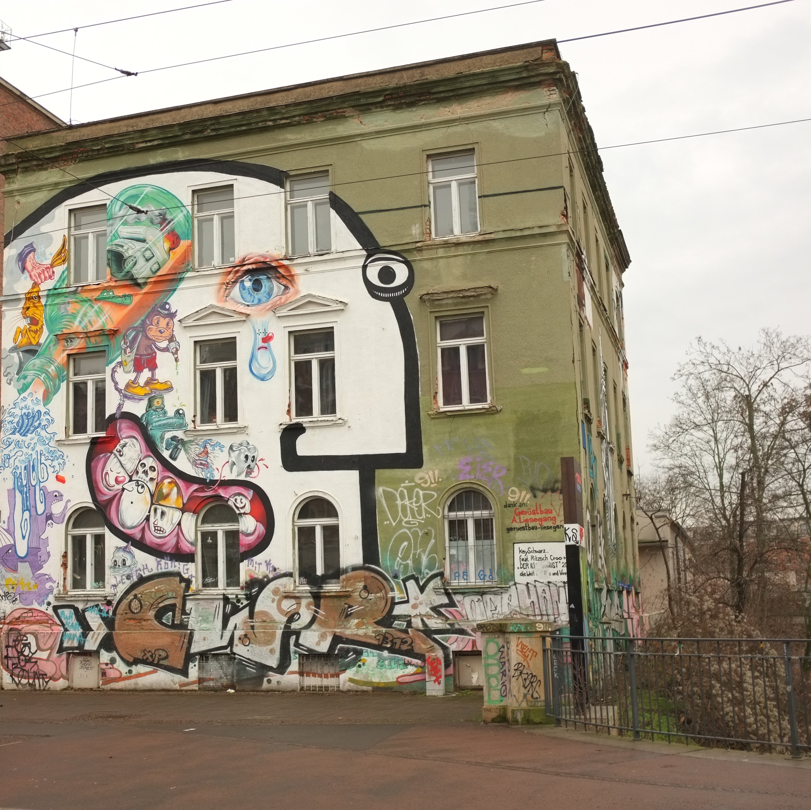street art leipzig plagwitz die welt als wille und Vorstellung