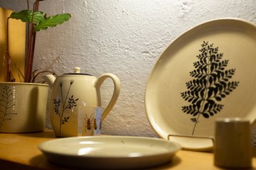 Handwerk der Töpferei Tischkultur