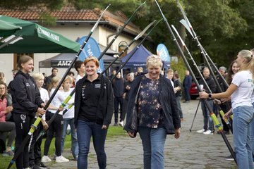 Annekatrin Thiele (links) und Trainerin Angelika Noack
