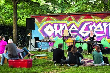 KulturKiosk im Lene-Voigt-Park