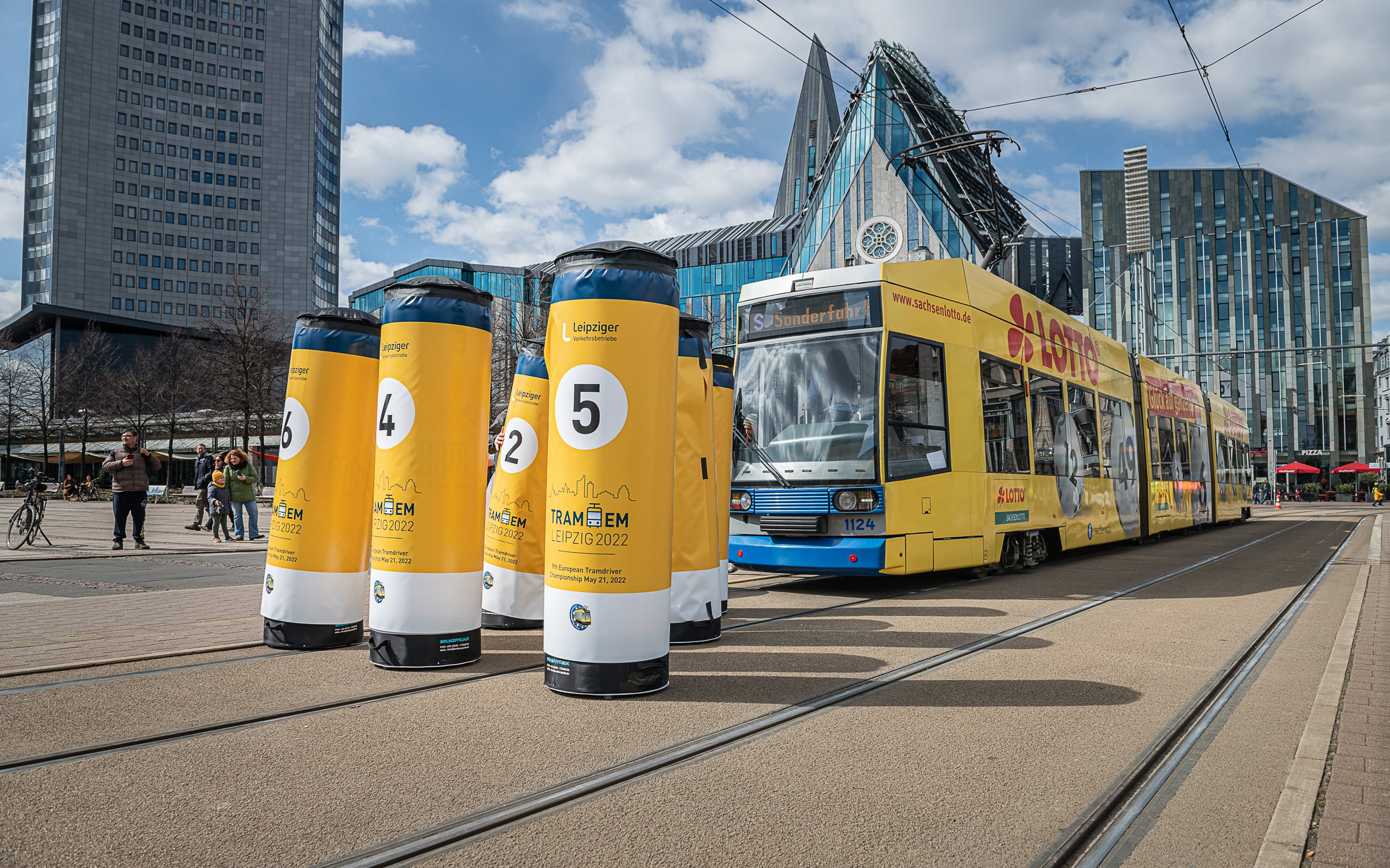 Tram-EM zu 150 Jahre Straßenbahn Leipzig