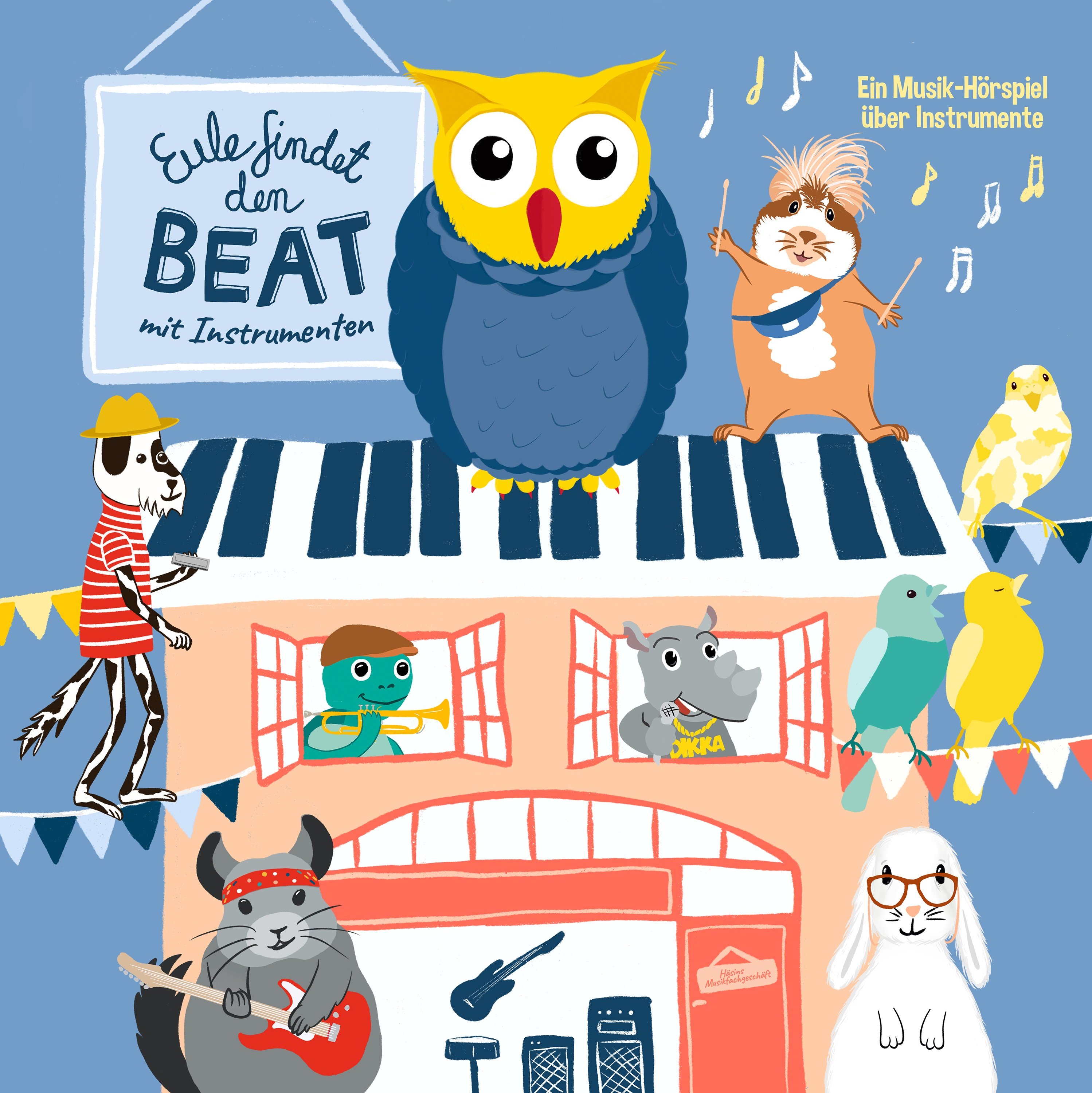 Eule findet den Beat