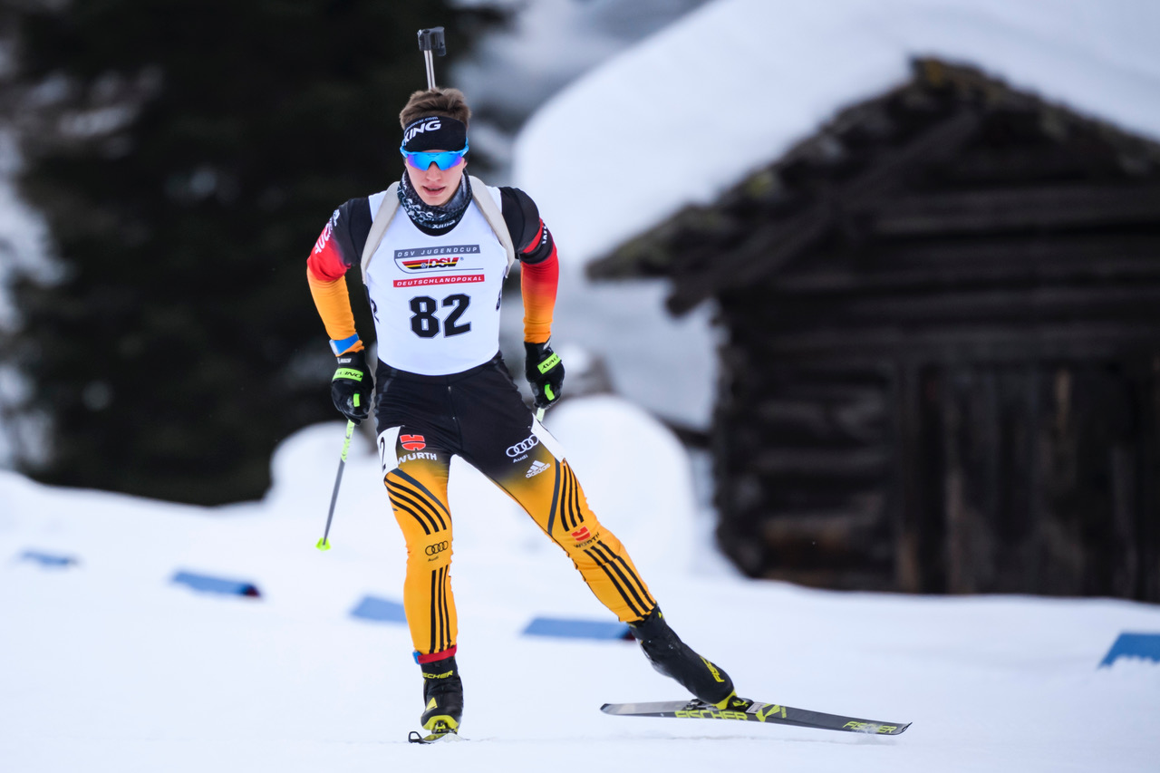 Lukas Martins beim Alpencup in Martell