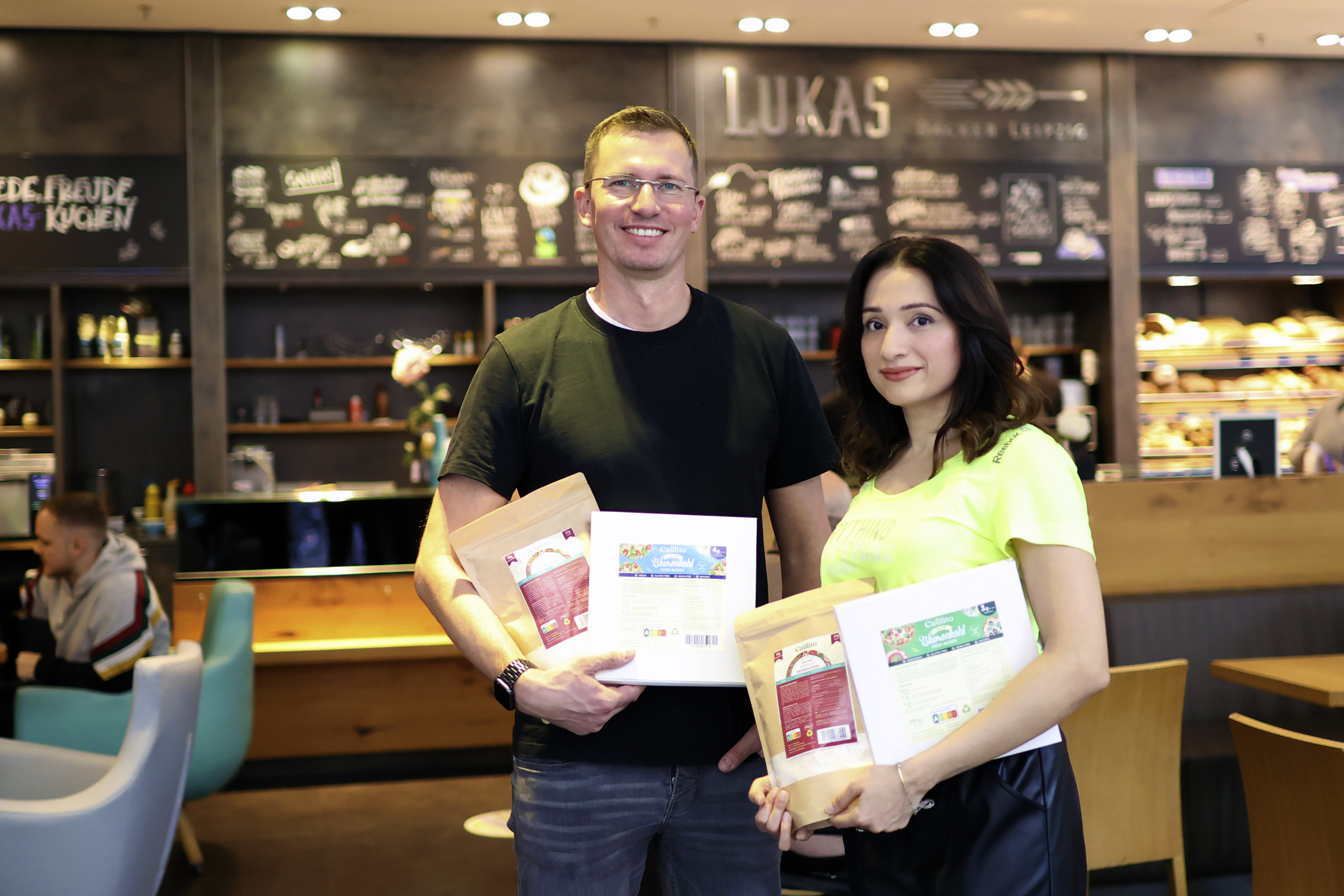 Lukas Grieser und Fareena Qureshi