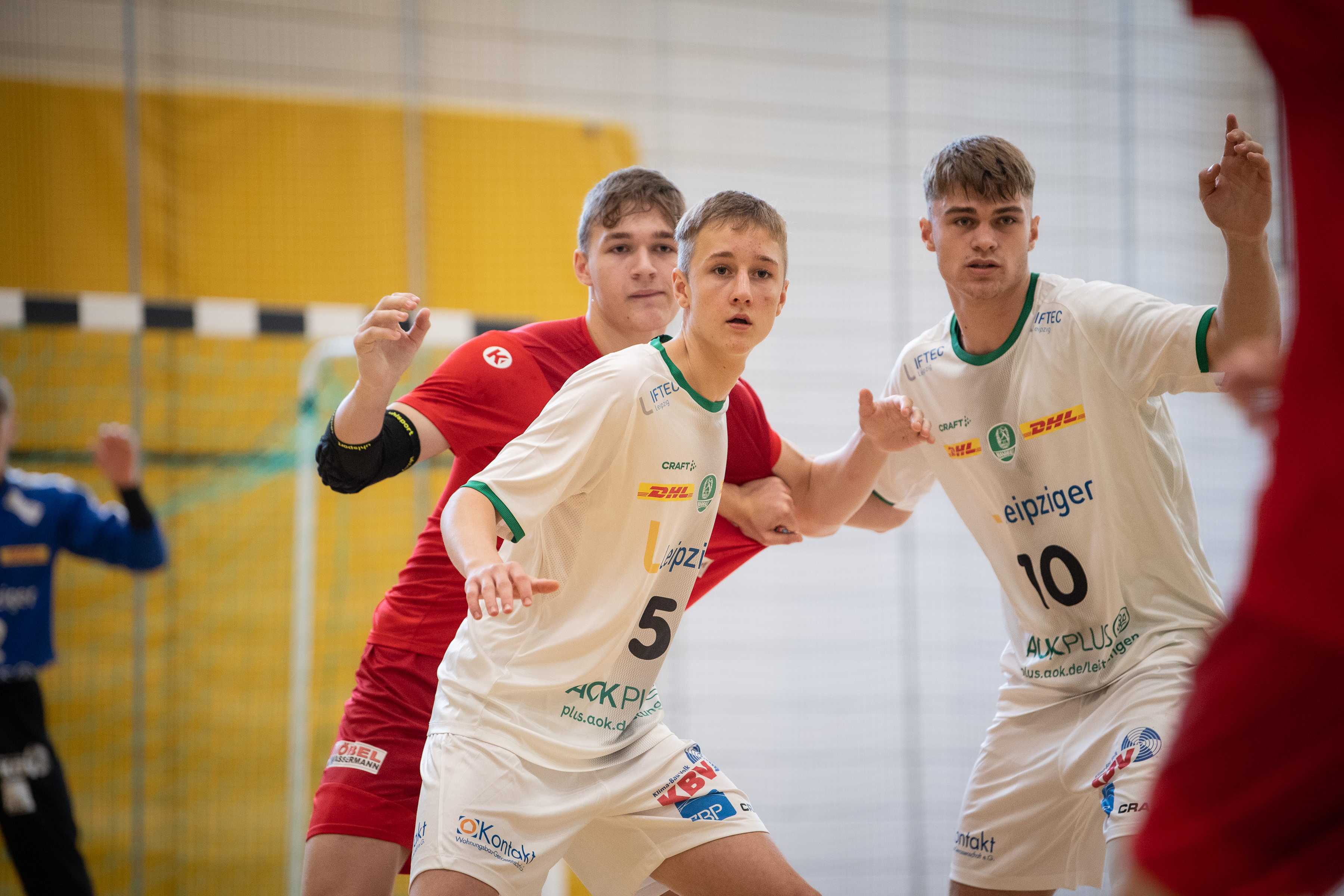 DHfK-Talent mit Ambitionen: Nick Volmert (r.)