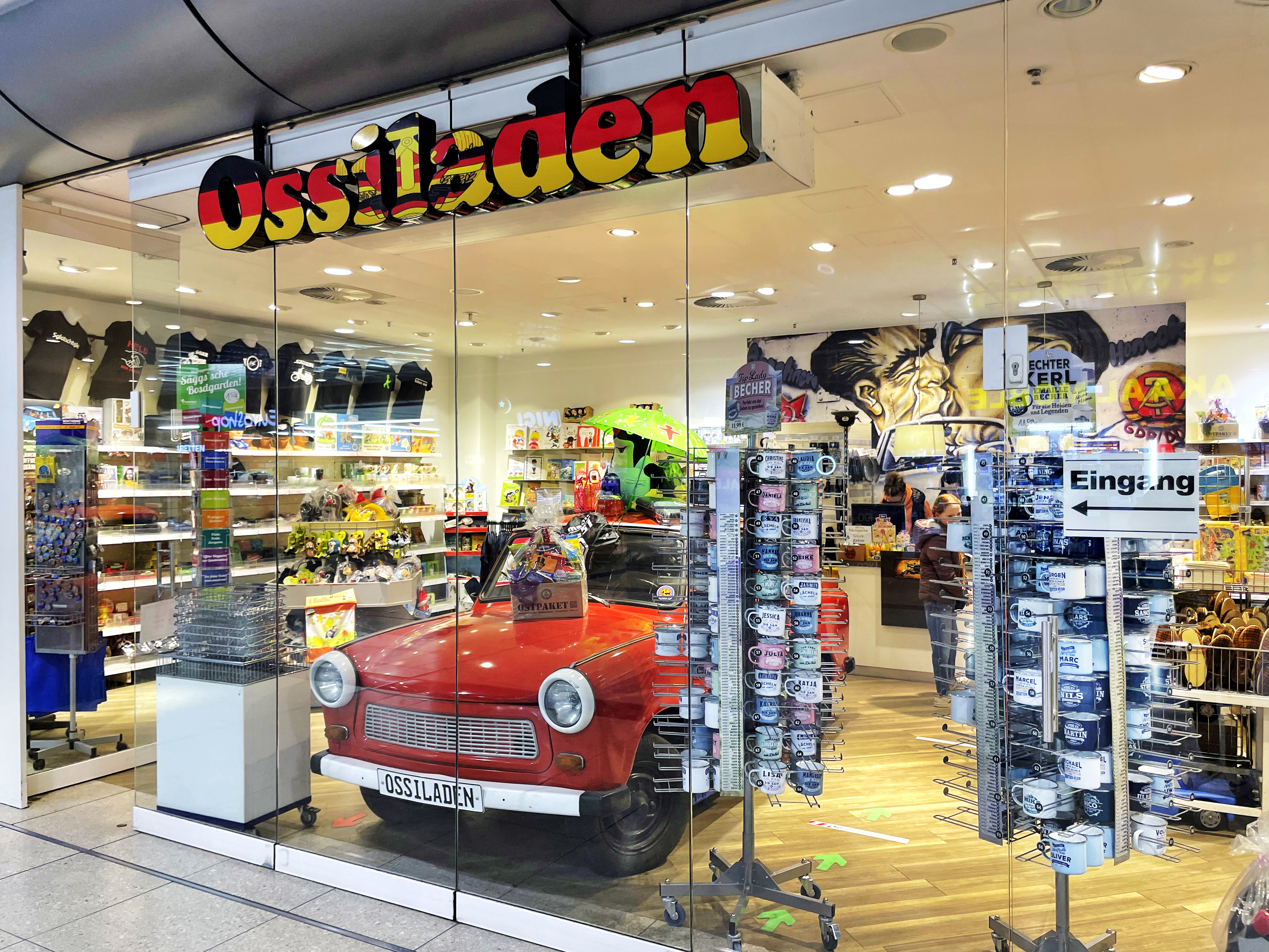 Der Ossiladen im Hauptbahnhof