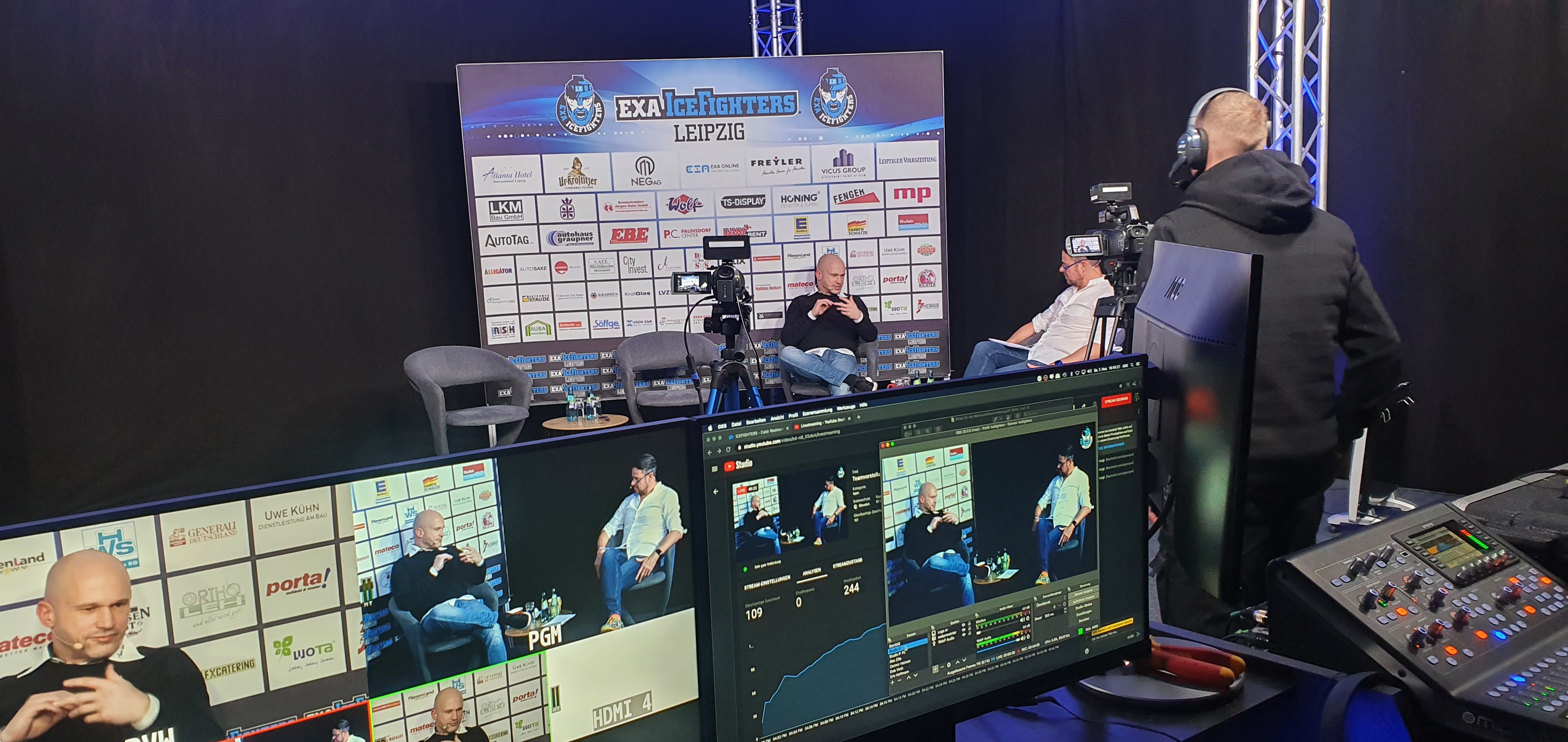 Leipzig Icefighers im Livestream