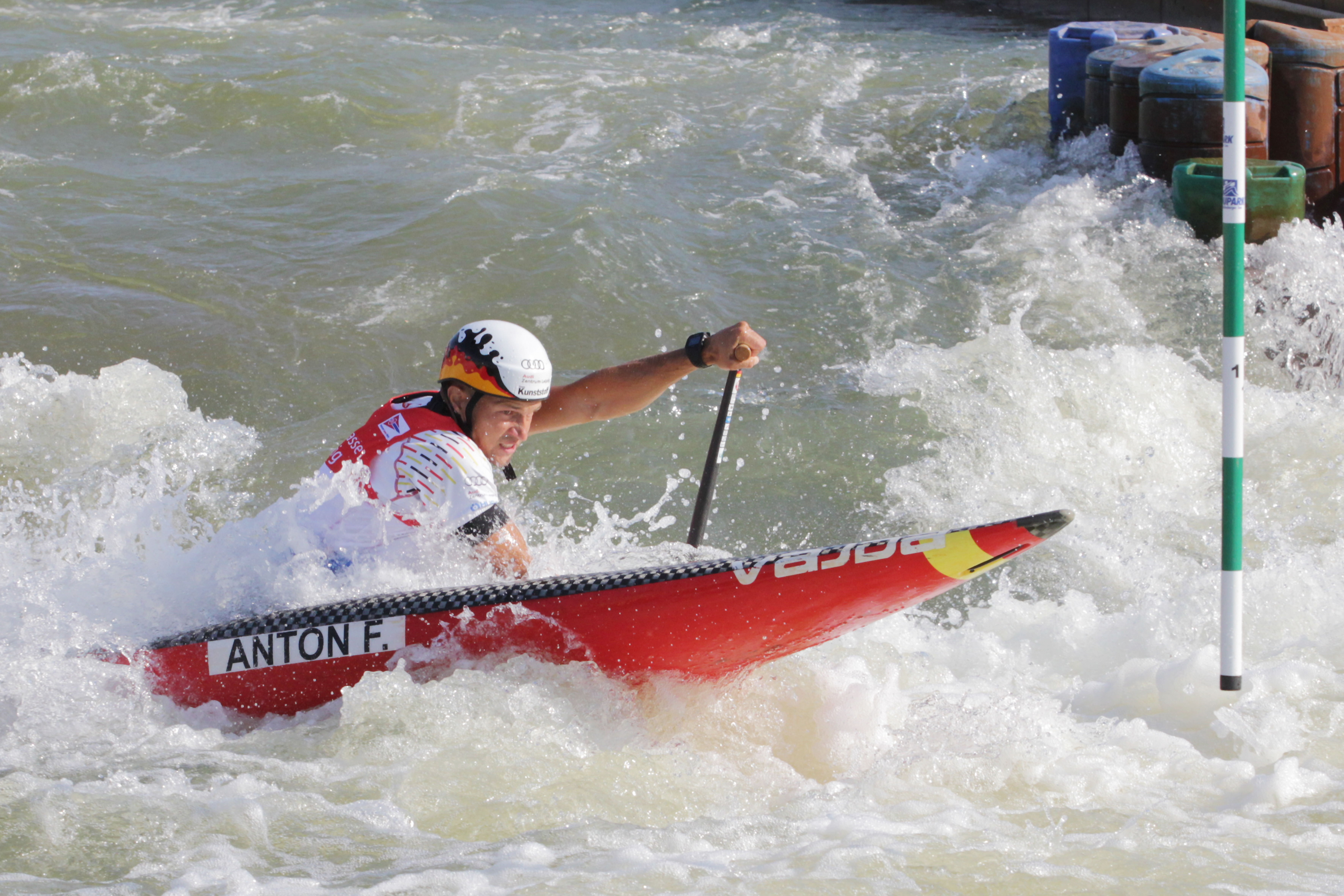 Stadthafen Leipzig Kanuslalom Franz Anton
