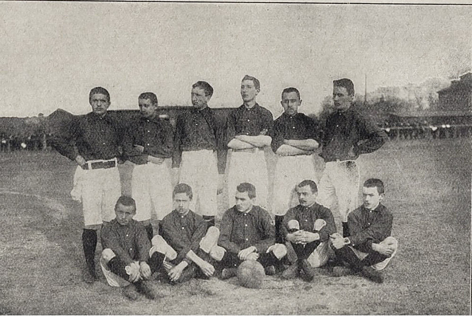 Die Mannschaft des VfB Sportbrüder im Jahr 1899